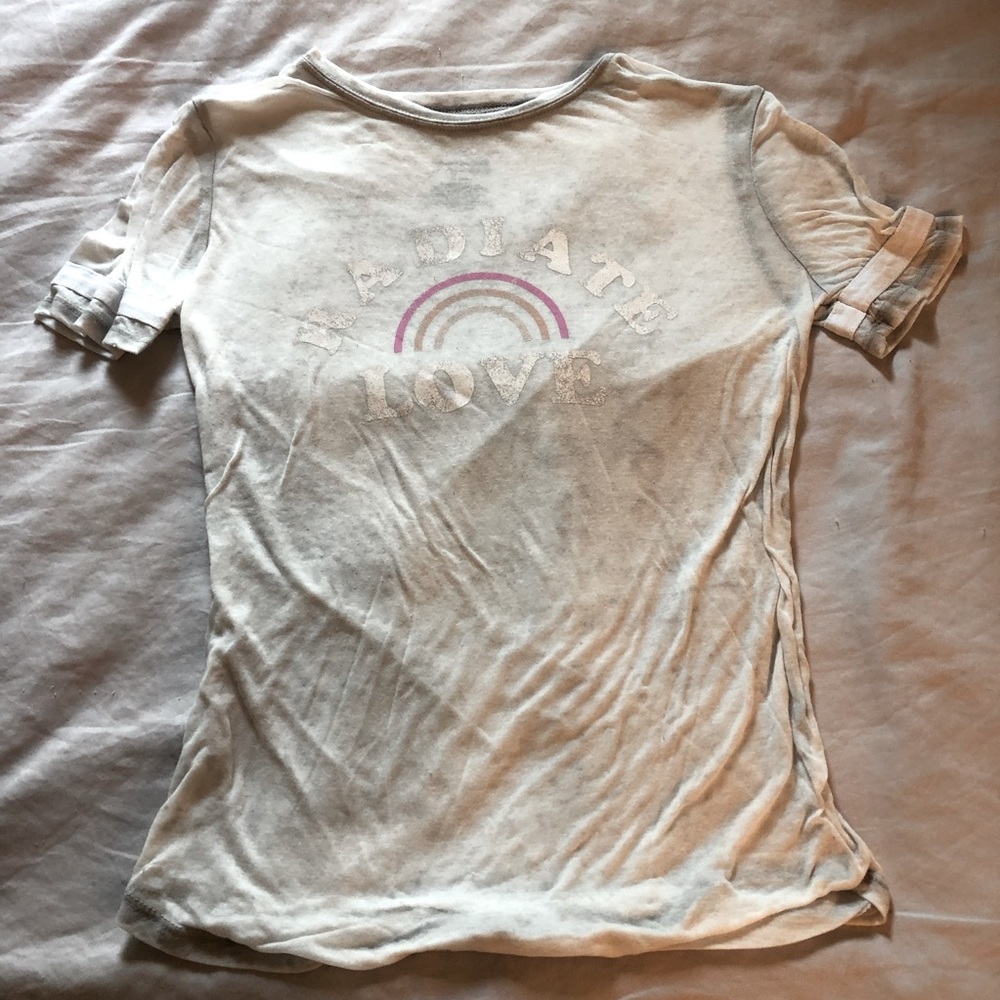Super chic shirt with positive saying! Size:S